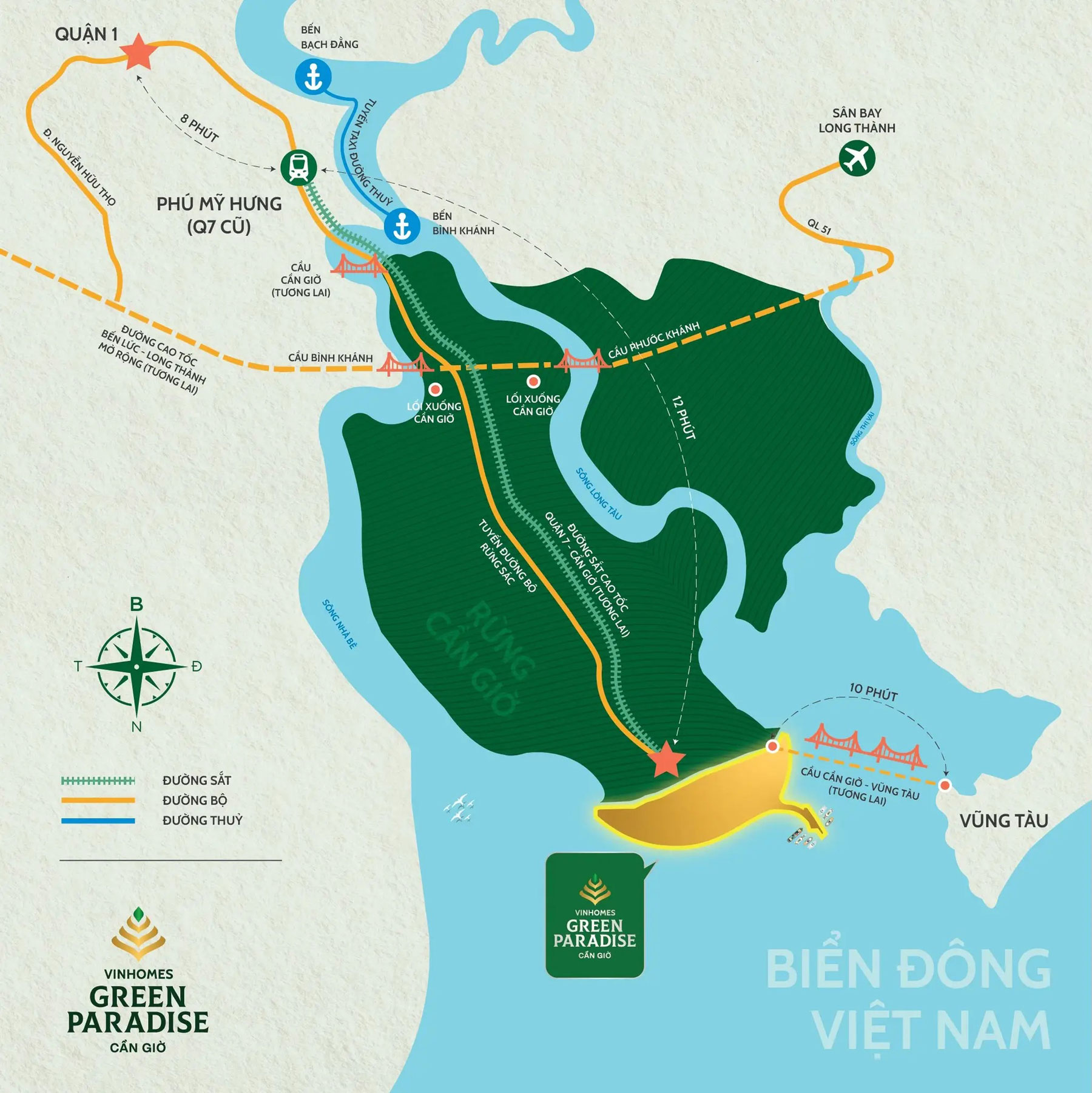 Vi Tri Vinhomes Green Paradise Can Gio_Map
